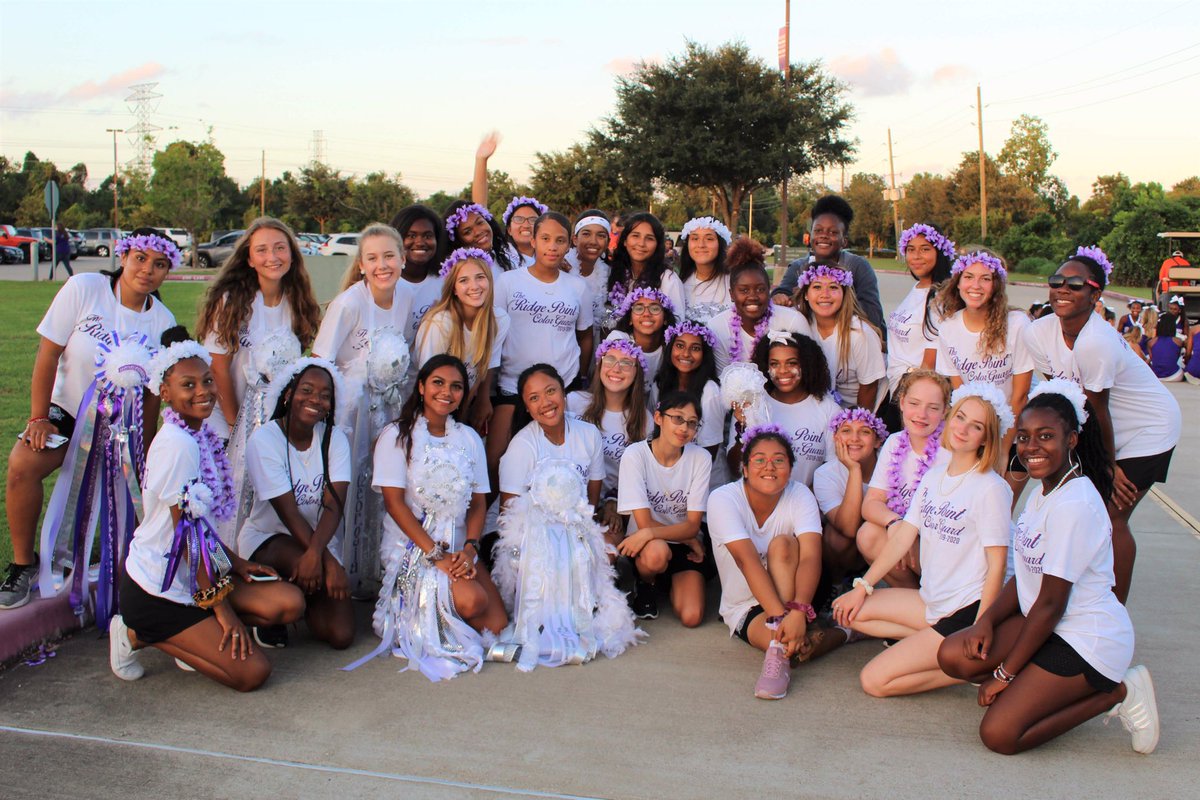 ridge_band's tweet photo. Homecoming Parade! #wearebandandguard @RPHS_Panthers https://t.co/HY1IAXn3PI