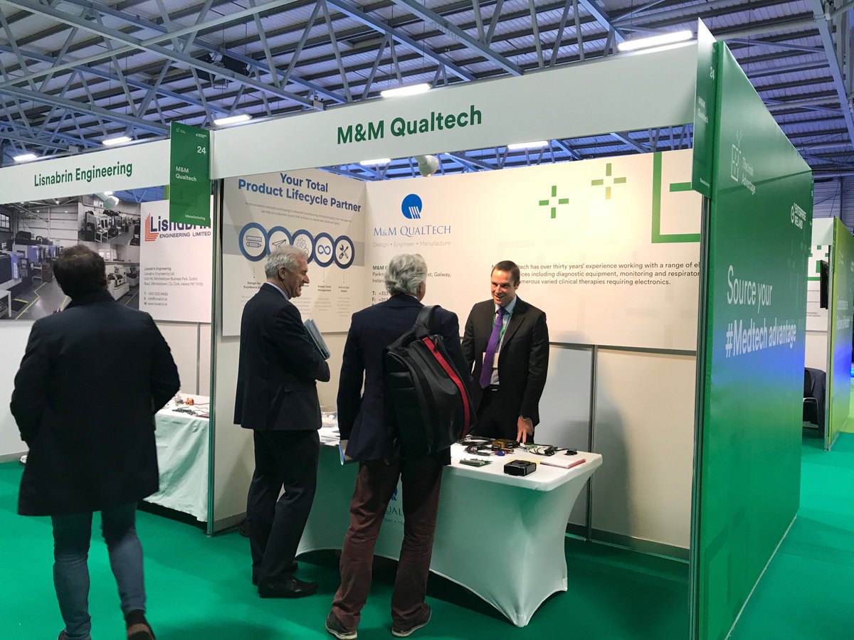 DurcanRosemary's tweet photo. Great to meet ⁦@ashinspection⁩ and ⁦@MMQualtech⁩ at ⁦@MedinIreland⁩ yesterday. Nearly 100 fantastic innovative companies flagging the Medtech flag for Ireland 🇮🇪 👏👏#medinireland #medtech #innovation #irishadvantage https://t.co/4zte5u4FQt