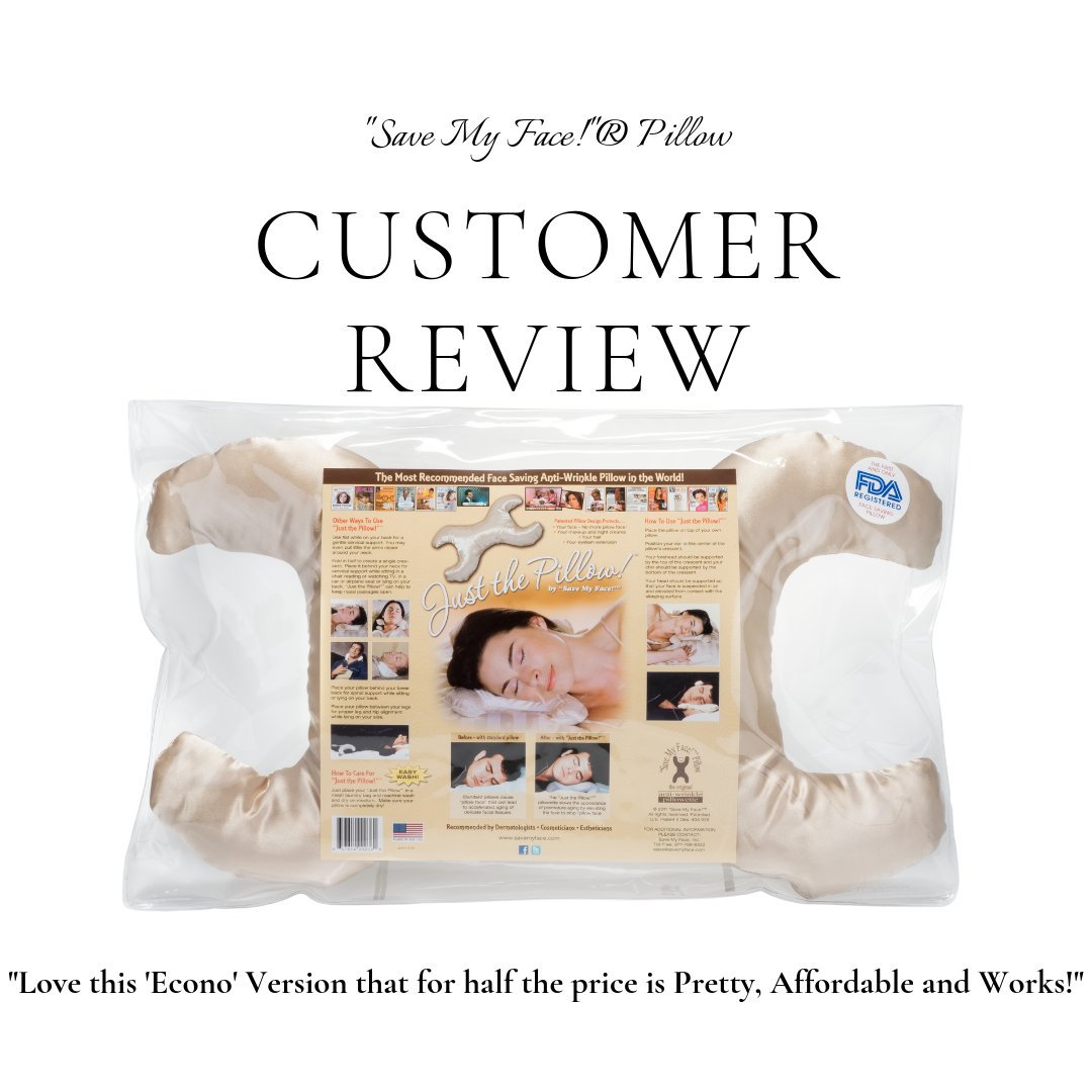 Beauty Pillow Anti-Wrinkle FDA Registered La Pe Just The Pillow by Save My Face 