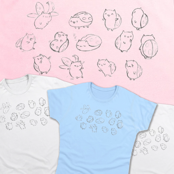 StashRiot's tweet photo. Wholesome content only - there's nothing sketchy about these Catbug character sketches. 

buy the shirt:  https://t.co/VDen5c9SYO

#catbug #ilovecatbug #bravestwarriors https://t.co/01A06CDy74