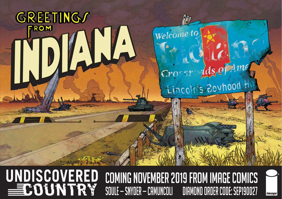 ImageComics's tweet photo. Have you pre-ordered your copy of UNDISCOVERED COUNTRY #1 from your local comic shop? You're not going to want to miss this hot new series hitting shelves on Wednesday, November 6! @Ssnyder1835 @CharlesSoule #GiuseppeCamuncoli #UndiscoveredCountrycomic https://t.co/YfyZCwzT7h https://t.co/CpfJWVIGtI