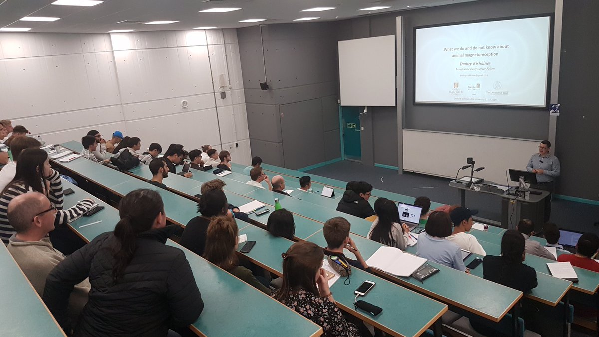 KiaNazarpour's tweet image. Delighted to have @DmitryKishkinev of @BangorUni, @KeeleUniversity and @Anim_Navigation speaking @EngineeringNCL about #Magnetoreception in Animals 

#BiomedicalEngineering 
#NeuralEngineering