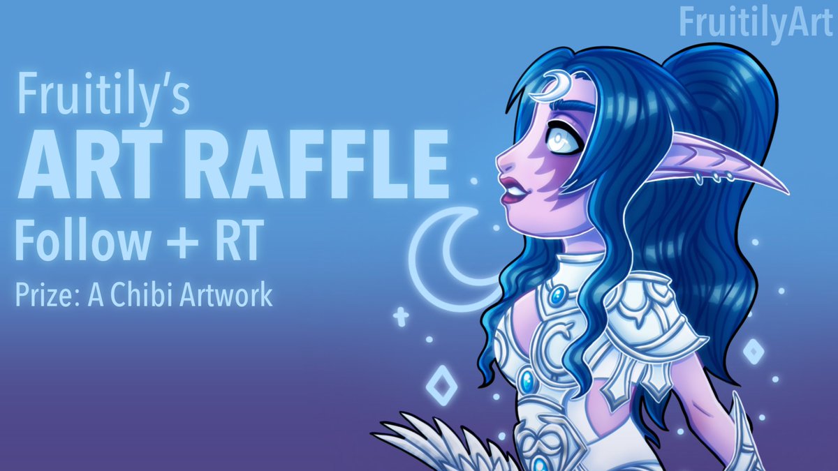 🌙 ART RAFFLE 🌙
It’s time for another art raffle! 💛

Rules:
- FOLLOW + RT
- no giveaway accounts

One lucky winner gets a Chibi drawing. Good luck! ✨