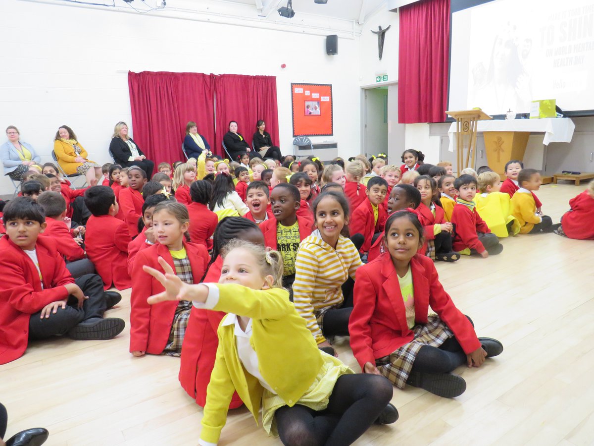 Thank you to our Lay Chaplain, Mrs Bray, for her assembly on #WorldMentalHealthDay yesterday. Prep pupils enjoyed wearing their yellow item of clothing to support and acknowledge the importance of mental health #HelloYellow