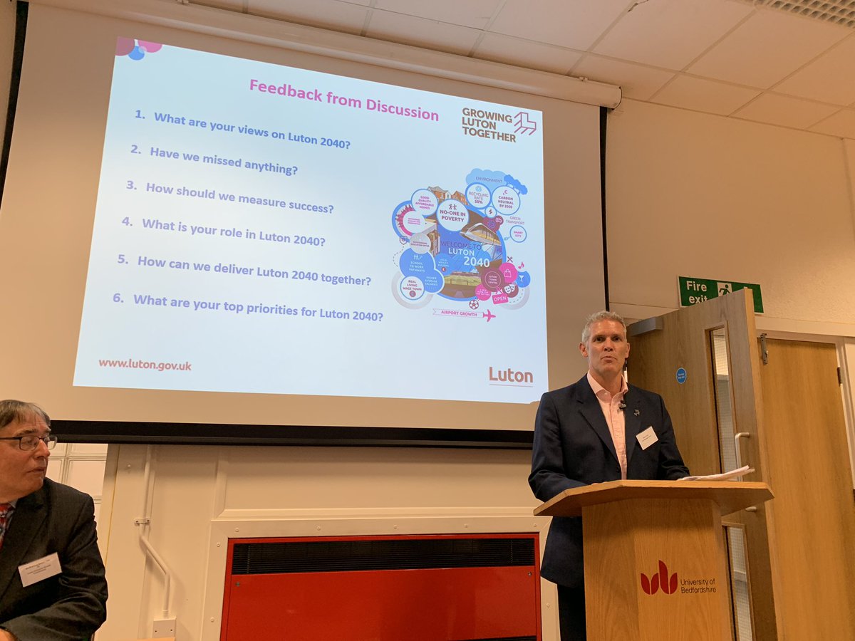 GrowingLuton's tweet image. A big thank you to everyone who attended today’s launch event. The report can be downloaded from the website growinglutontogether.com and there is plenty of opportunity for people to have their say.