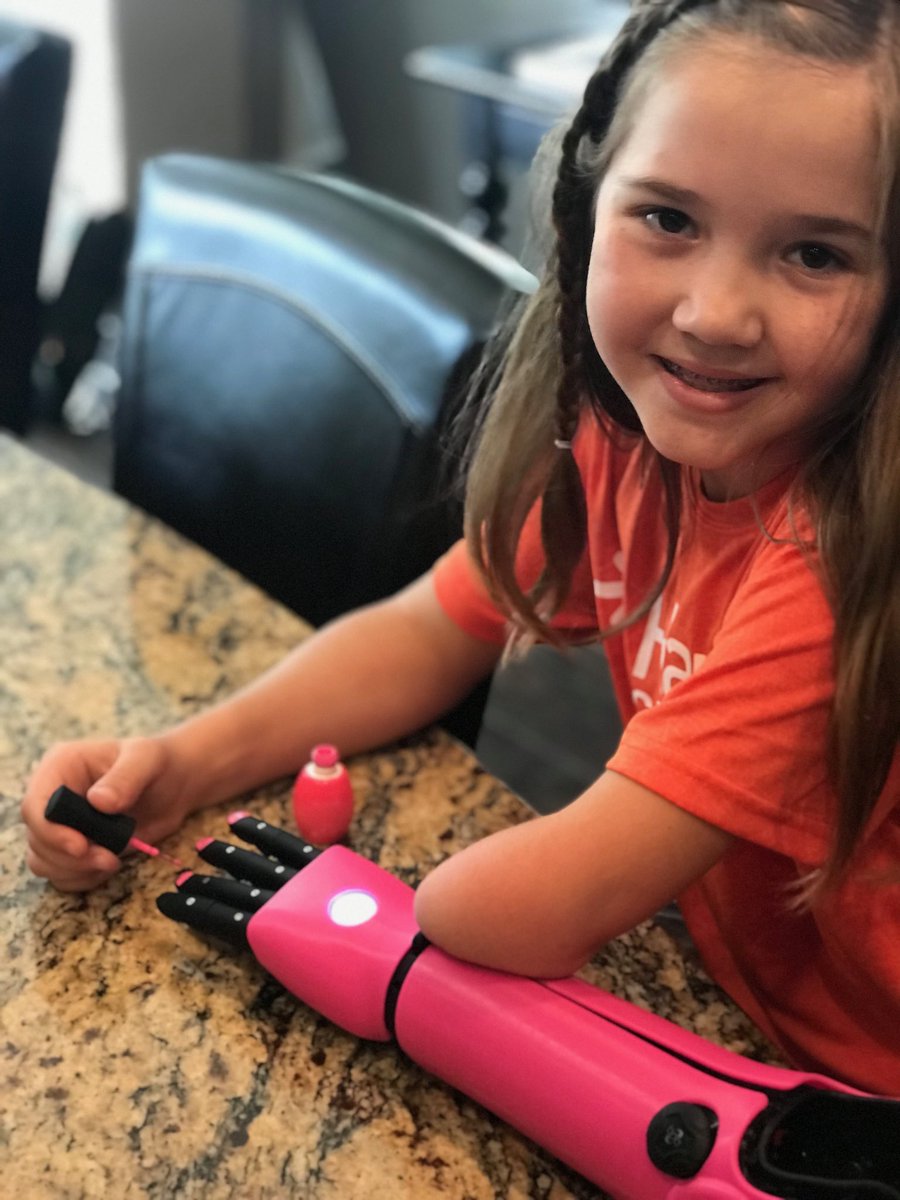 mindyjogardner's tweet image. In celebration of International Day of the Girl, I celebrate MY. GIRL. She’s out there EVERY. DAY. creating awareness and acceptance of what makes us different.  She is wise beyond her 9 years, she is my inspiration and she is my HERO!  #BionicMady #InternationalDayoftheGirl