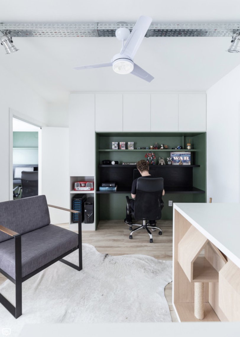 Projectbcn_'s tweet photo. La reducción del espacio de los pisos y las casas hace cada vez más desafiante pensar en espacios funcionales que se puedan remodelar en segundos para hacer uso del llamado Home Office. #homeoffice #office #officedesign https://t.co/DYICGuLLL4