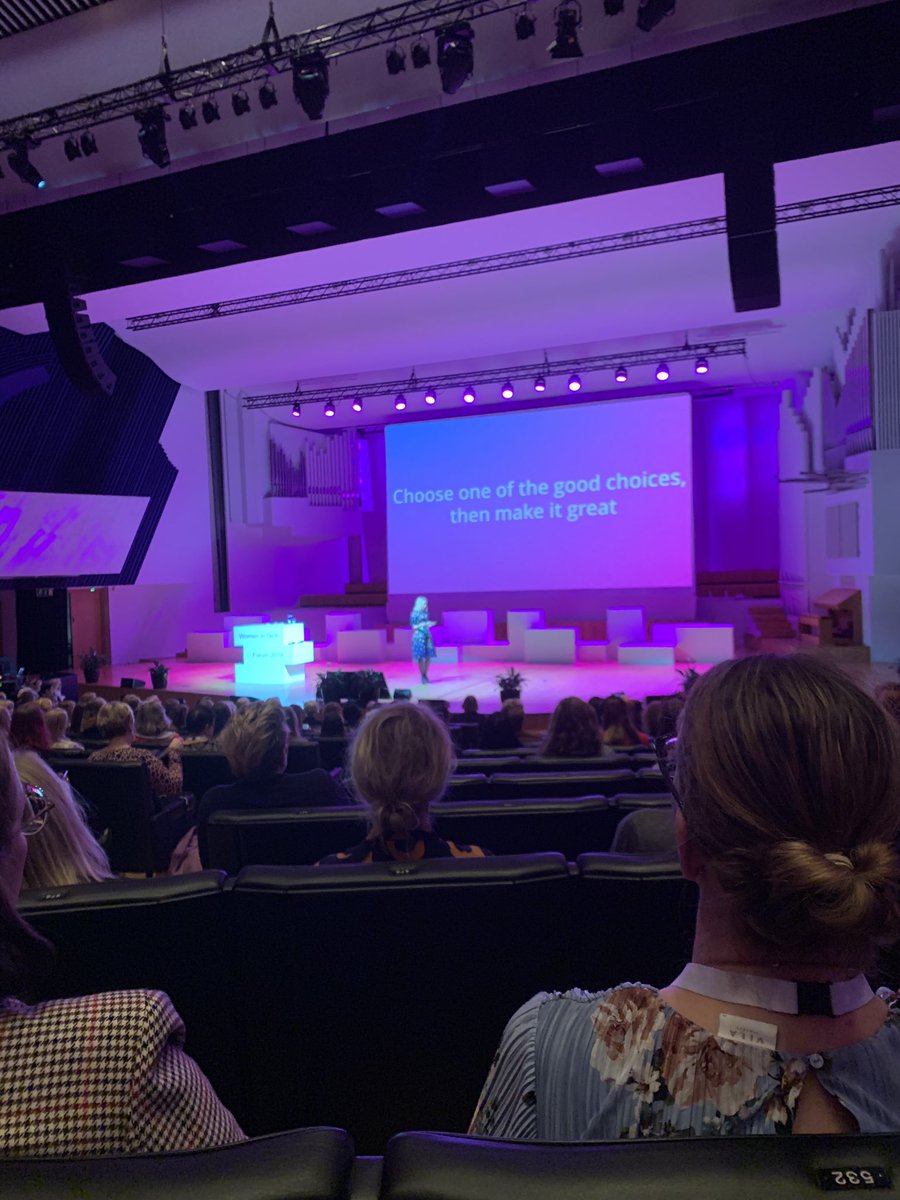 ”Know when to change the plan.” <a href="/marissamayer/">marissamayer</a> #WomenInTechFi #wit19 #womenintech