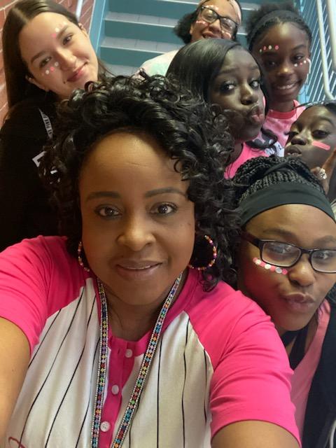 CshsCte's tweet photo. Cosmetology Celebrating PINK OUT day in style! @Cy_springs #pinkout #CSHS #PantherPride #Cosmetology #CSHSCTE https://t.co/a5SHFvB0yx