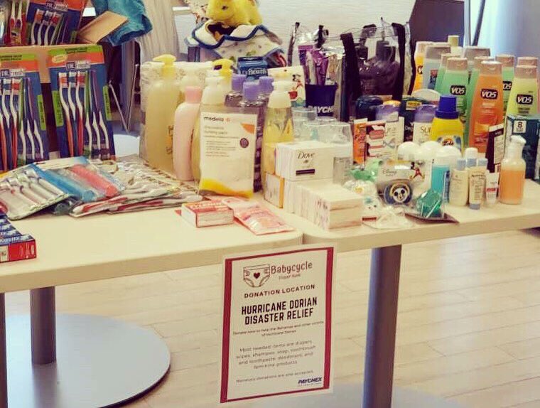 team_weshare's tweet photo. Shavone Clark &amp; Christonie Oneil and the Hurricane Dorian Relief Drive at pur St Pete’s office 
🙌🙌🙌🙌🙌🙌🙌🙌
#paychexcares 
#paychexproud 
#paychex
#teamweshare https://t.co/iKFwUtYFUO