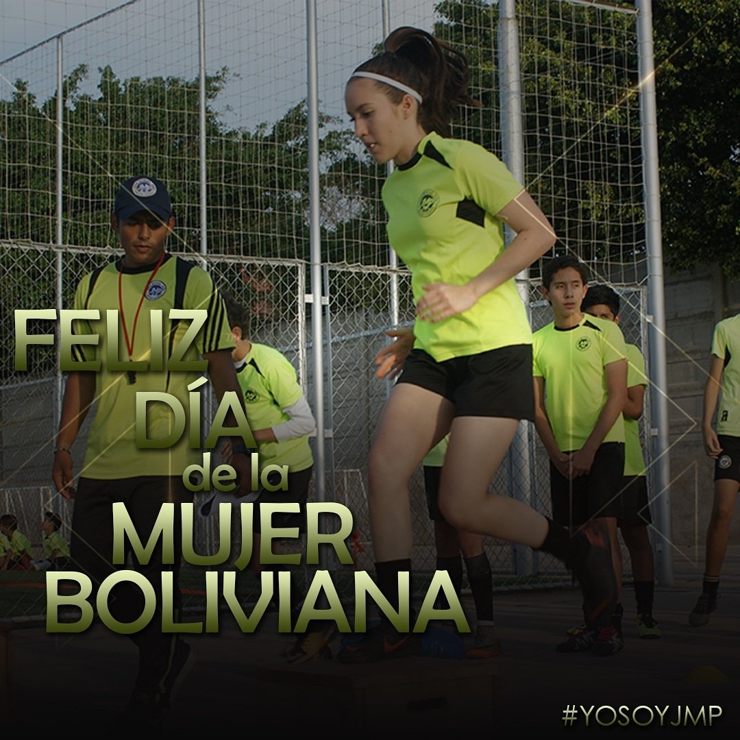 jmpsoccerschool's tweet photo. ¡FELIZ DÍA DE LA MUJER BOLIVIANA! ❤💛💚 😎
-
-
#YoSoyJMP #TodosSomosJMP #futbol #jmp #MetodoIntermitenteIntegral #photo #futbol #bolivia https://t.co/d1IQBJp4qV