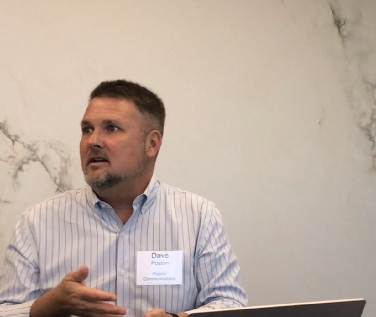 jillmasonhuse's tweet photo. Great session yesterday with THE Dave Poston @poston where he discussed practical tips for PR and the intersection with BD. Always informative and insightful! #lmase https://t.co/IwqkGudwaW