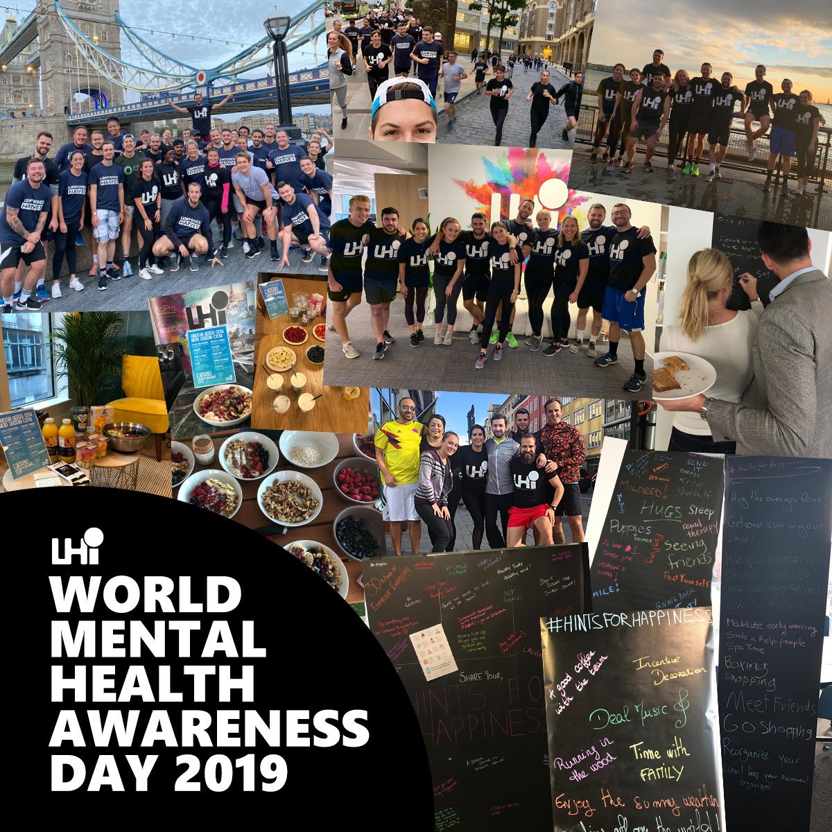 LHiGroup_'s tweet photo. INCREDIBLE turnout for such an essential topic. Yesterday marked #mentalhealthawarenessday around the world, &amp; at LHi  we wanted to get people talking and discussing mental health, as a subject that is often shied away from inside and outside of work. #mentalhealth #letstalk https://t.co/sldHD11exD