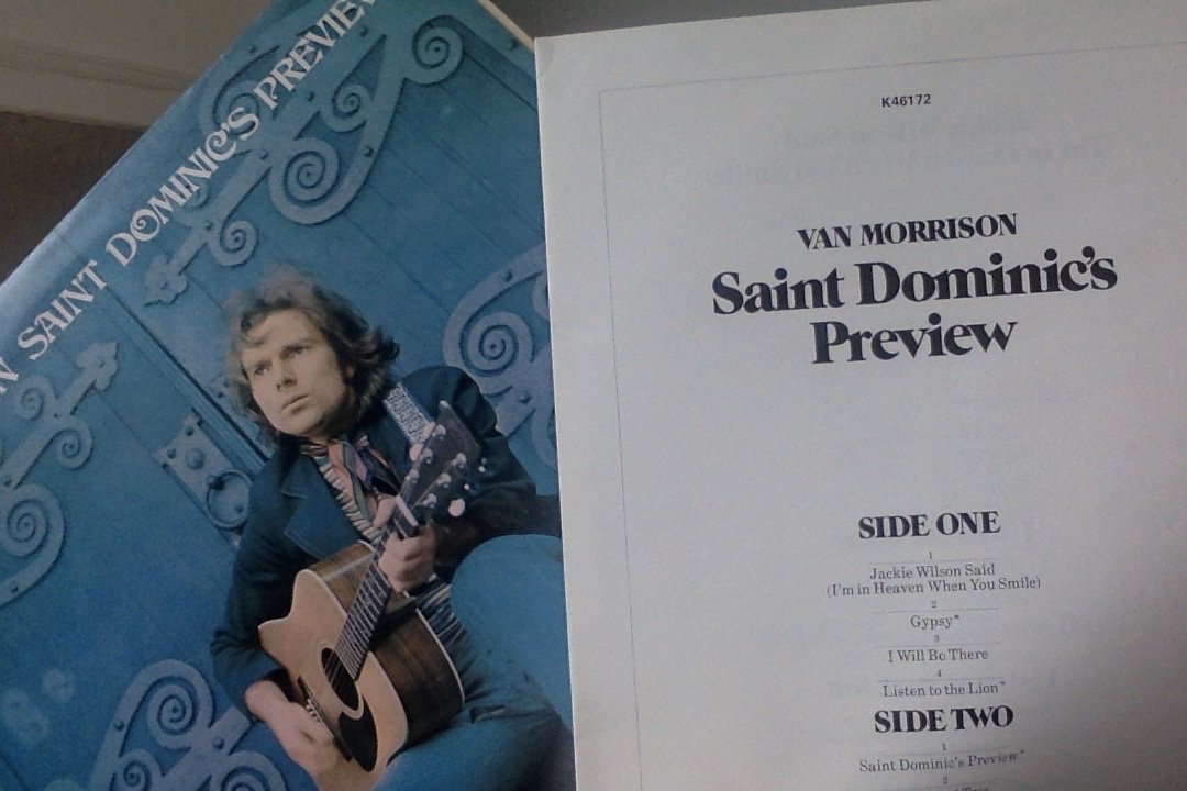 richardjparfitt's tweet photo. Picked this up in a charity - 1st pressing with insert in A1 condition - deal of the day #VanMorrison #SaintDominicsPreview https://t.co/FSmWAzEwKS