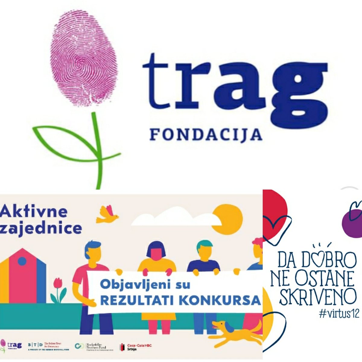 Srećni smo i zahvalni što je naš projekat Srećaonica - Happy Hub podržan!
Hvala Trag fondaciji :)

Art Pub i Krug podrške
<a href="/tragfondacija/">Trag fondacija</a>

Trag fondacija - Vesti shar.es/aXRHYO