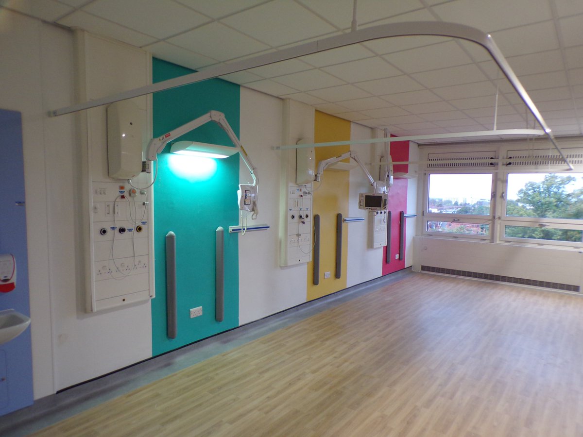 The dementia ward refurbishment project is newly completed in NHS Hospital, London. Great achievement, well done team! #polyflor #hospitaldesign #hortonautomatics #NHShospitaldesign  #refurbishmentarchitecture
