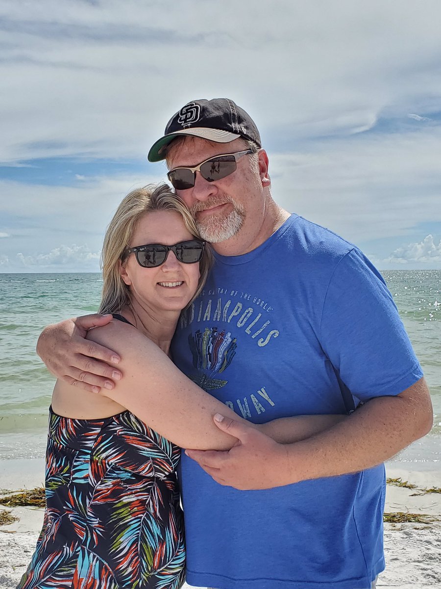 29 years ago I met my blue eyed, blond hair Southern California girl.  You’re brave, funny, compassionate &amp; a bit sassy.  All the things I love about you.  When obstacles arise, you charge the mountain.  I’m so proud of you and I know you can concur all. #breastcancer #BeStrong