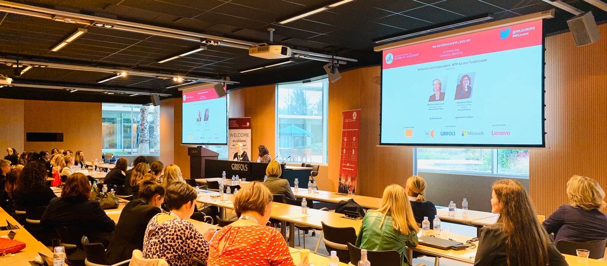 WILEurope's tweet photo. Government Affairs Director, @microsoftesp, @MontsePardoBayo, in conversation with @bdelmaslinel, Managing Partner, @OC_France! #WILevent #womanleadership #rolemodels #talentpoolprogram https://t.co/k0xj3skRj7