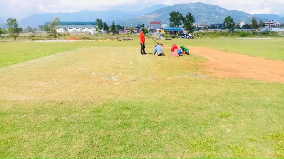 Ayushgtm05's tweet photo. Preparations have begun for the Second edition of the POKHARA PREMIER LEAGUE.
Cricket under the himalayas ..!!! https://t.co/keBsxp6hBp