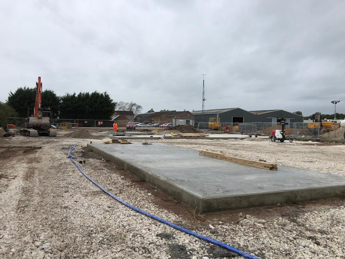 CLSconstruct's tweet photo. Another slab poured this week, ducting and duct boxes progressing. One more base to pour next week with a few pipe support bases. Then onto the next project #gas2grid #biogas #CLS #rcworks #clscivilengineering #reinforcedconcrete https://t.co/AiIWJuVpCO