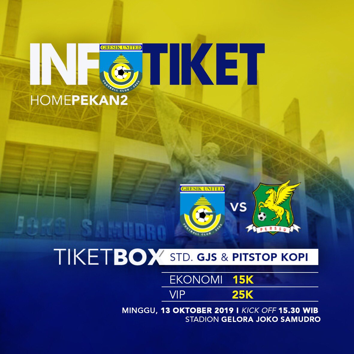 Catat tanggalnya. Sampai ketemu di tanggal 13 october