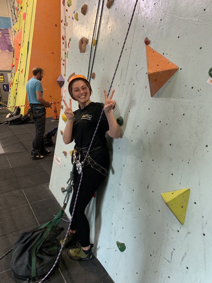 BaconsPE's tweet image. Great afternoon indoor rock climbing with our year 11 CAMNAT students! They have thoroughly enjoyed their afternoon and pushed themselves as hard as they could! Well done! #howhighcanyougo #griptest