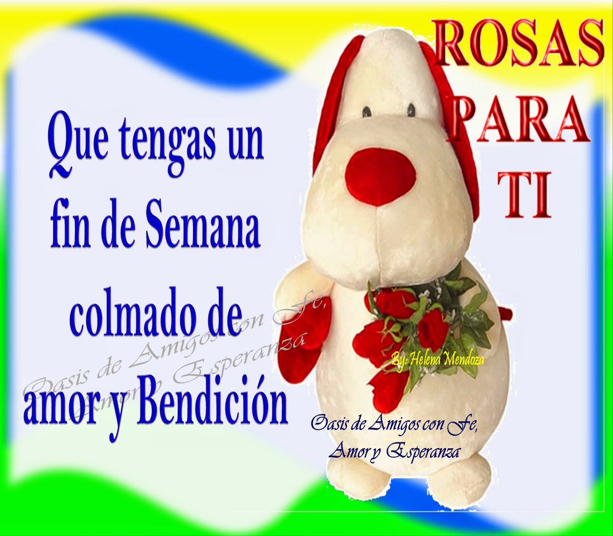 Buenos dias gente hermosa. 

DIOS les Bendiga en gran manera, amen.