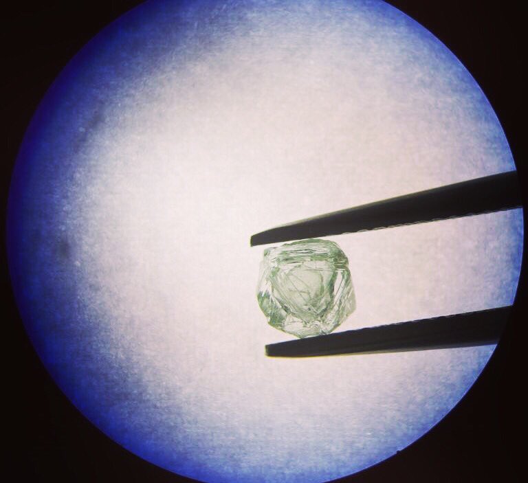 An extremely rare gem, this diamond has recently been mined in Russia &amp; has been given the name Matryoshka Diamond.

It’s a diamond within a diamond, hence the name Matryoshka which refers to the famous Russian nesting dolls.
#matryoshkadiamond #Diamonds