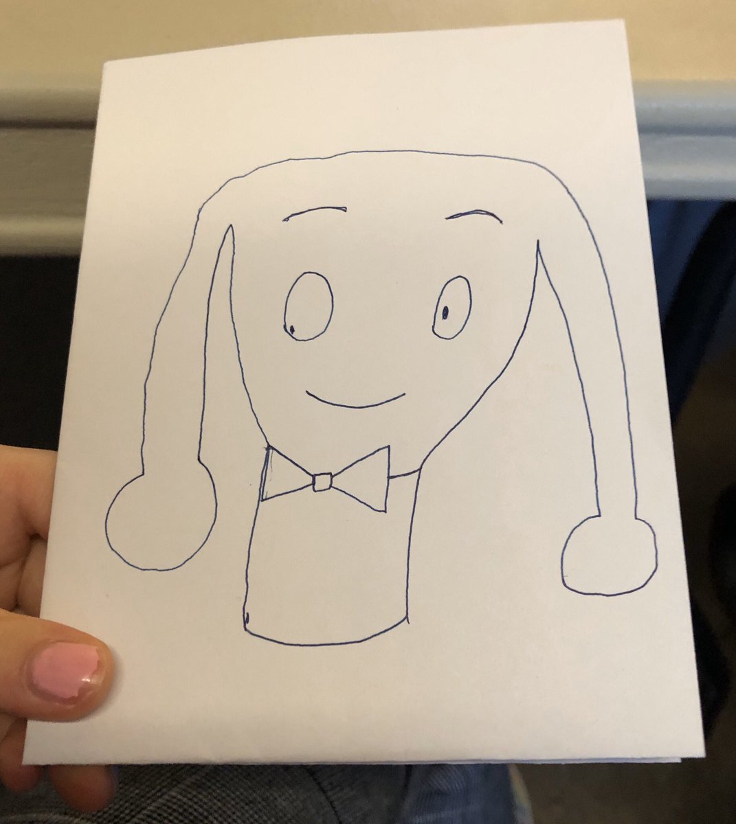 FionaMattatall's tweet photo. When you end up taking your 9 year old to grand rounds on cerclage 🤓 
Give her a pen and paper to doodle during the talk #ObGynLife #MedEd #MDmom https://t.co/GOTota9uXN