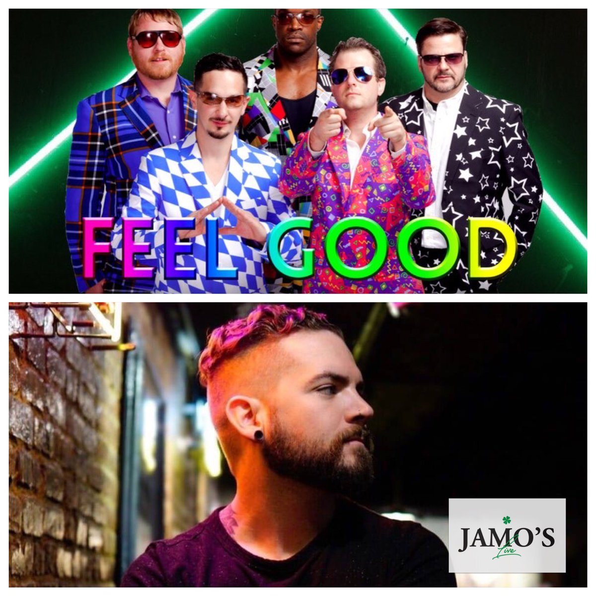 The Jamo’sLIVE STAGE comes alive this whole weekend!

Tonight FRIDAY get your party on with FEEL FOOD!

Saturday night don’t miss Ferranti LIVE!

Music at 10pm!!