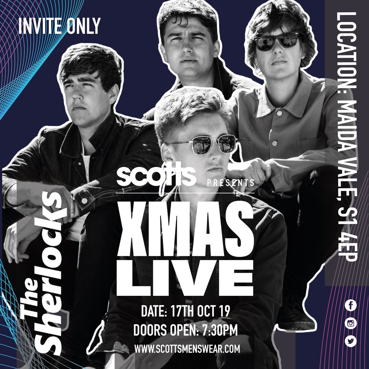 This Thursday <a href="/TheSherlocks/">The Sherlocks</a> are playing a private gig at maida! Retweet with the hashtag  #sherlocksatmaida for a chance of a winning a free ticket!