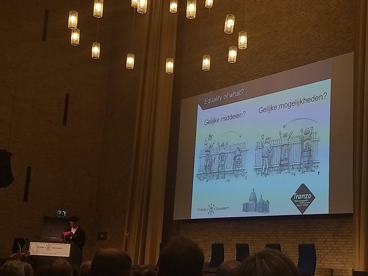 Gelijke mogelijkheden i.p.v. gelijke middelen. Veelzeggend plaatje in presentatie <a href="/JacvanderKlink/">Jac van der Klink</a> tijdens zijn afscheidsymposium <a href="/TilburgU_Tranzo/">Tranzo</a>