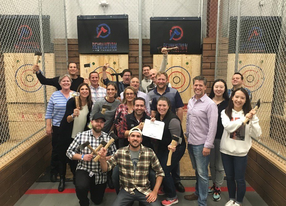 BIG THANKS to @revolutionaxeth for a fantastic team building event last night.