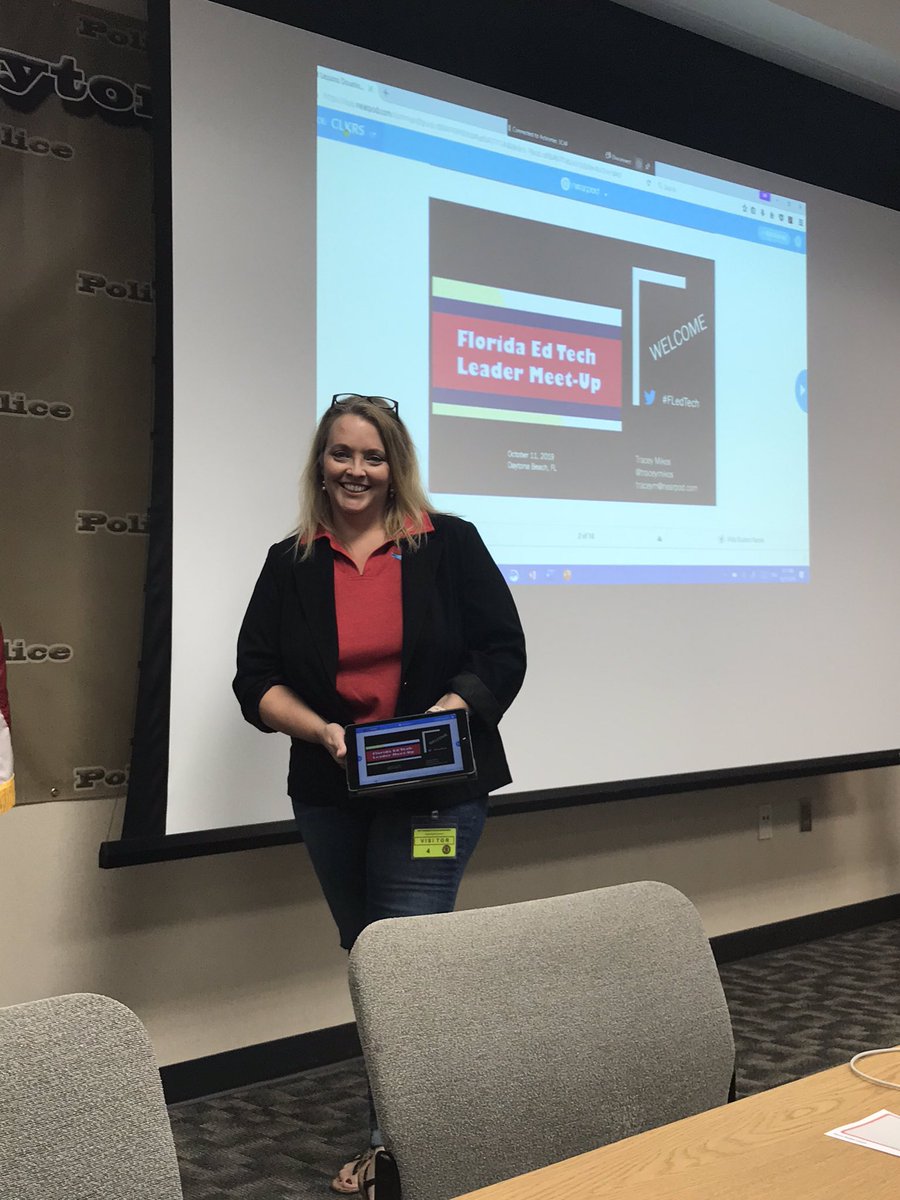 CaitlynDistler's tweet photo. Thank you @traceymikos for hosting the #FLedTech Meet Up Ice Breaker! So much fun & excitement to set the tone for the day! Thanks for showcasing the rich features of @nearpod to set the tone for the day! We appreciate you being here! https://t.co/jHkm6vGfUP
