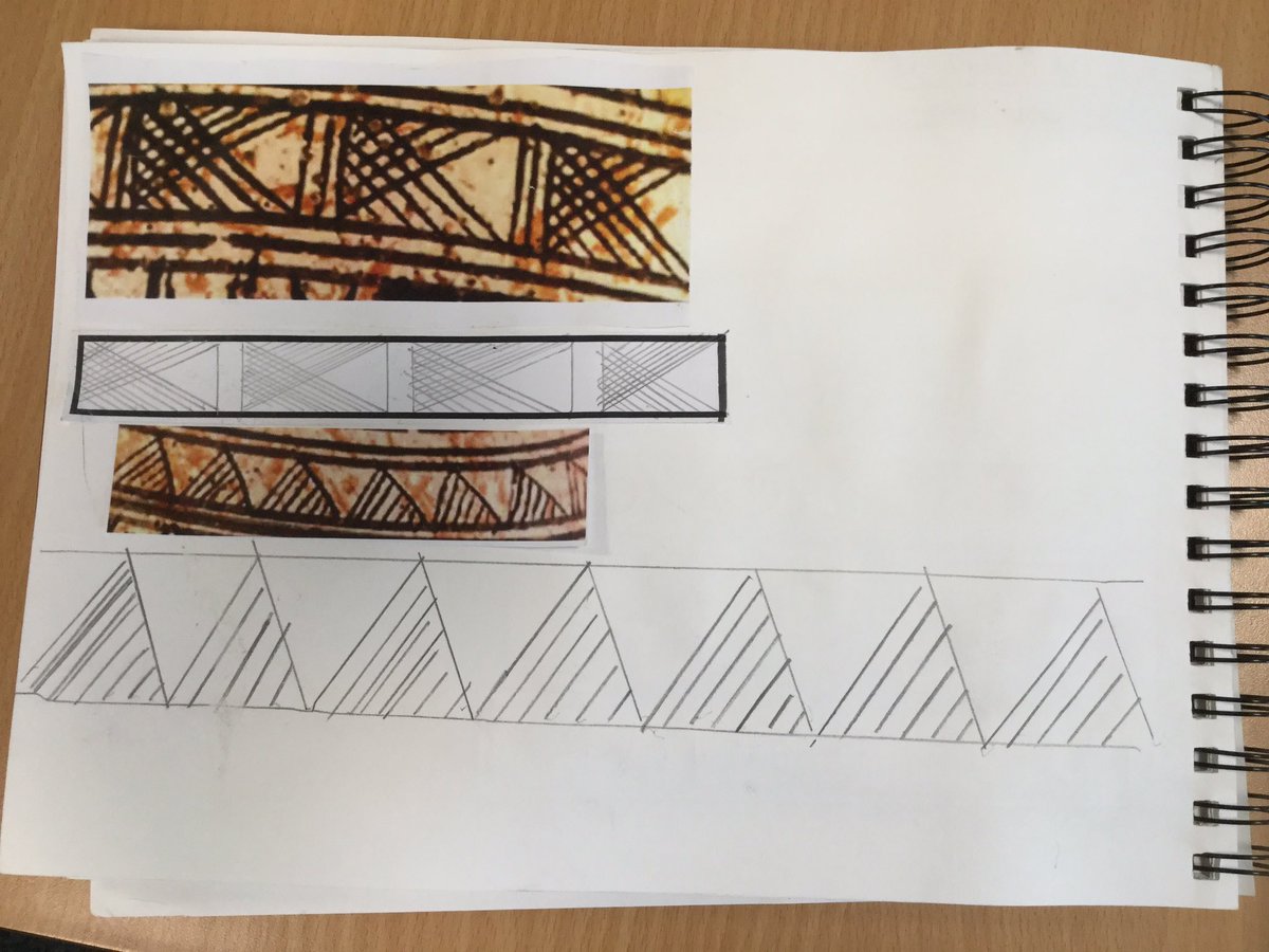 Year3Wolves's tweet image. Today in Art we have been practising sketching ‘Meander patterns’ found on Ancient Greek pottery. What a fantastic effort! #wisewolves