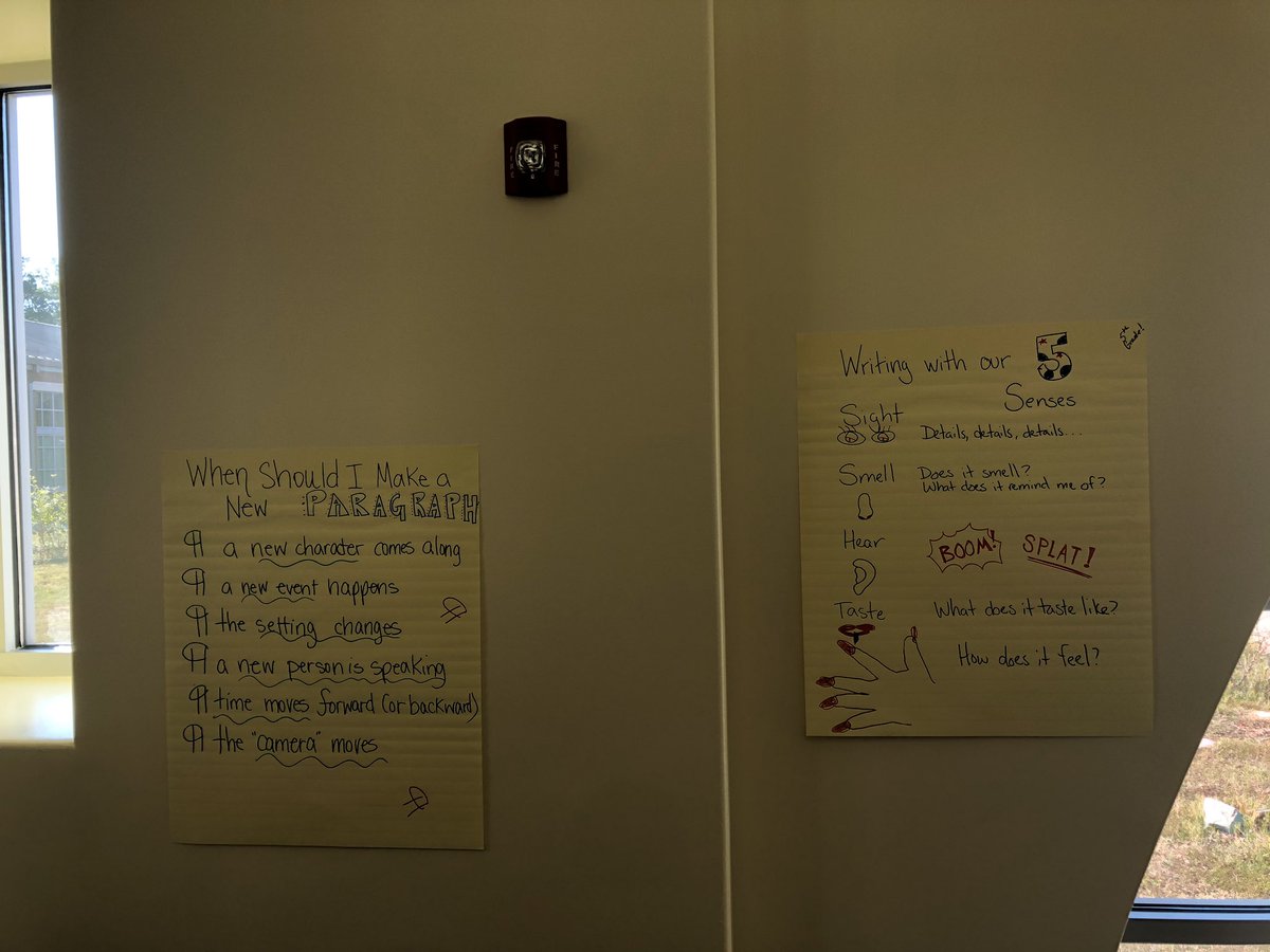 jameka80's tweet photo. Writing PD...leading our students through anchor charts! #VisualsAreKey @FeldwoodES @drkengwa @FeldwoodCST https://t.co/m2QVyXaGtt