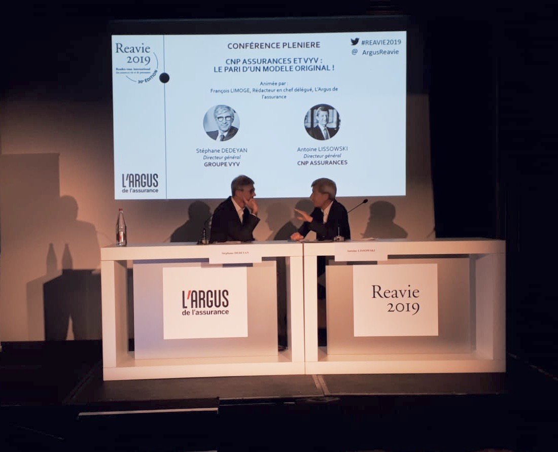 « La prise en charge du risque de #dépendance devient un enjeu majeur pour CNP Assurances qui prévoit la mise en place d'une assurance dépendance universelle obligatoire » Intervention de notre DG, Antoine Lissowski #Reavie2019. <a href="/ArgusReavie/">Congrès Reavie</a>