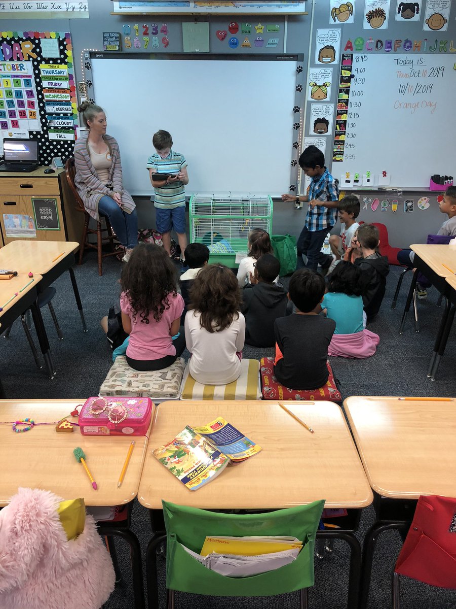 We learned so much about hedgehogs thanks to our guest teacher! This students did so well preparing and presenting! We even had a special visitor! <a href="/HRTJaguars/">Heartland Elementary</a> #thingsthatareawesome