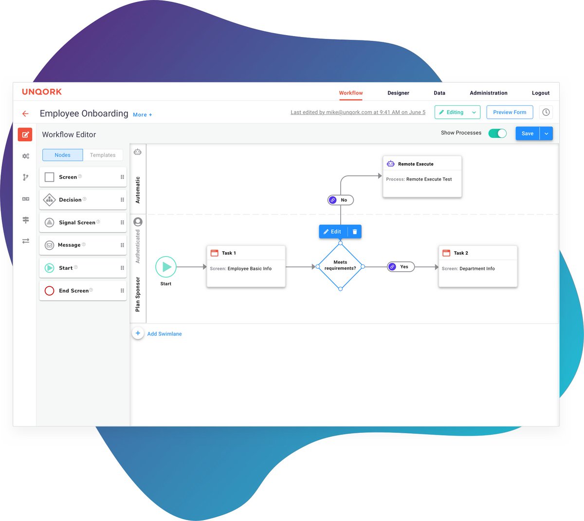unqork's tweet photo. We have made changes to our #Workflow Orchestration feature that will make the experience even easier. Learn how Unqork empowers people to bring their own ideas to life: https://t.co/Rwt6MLUrQ5
#nocode #nocodeenterprise https://t.co/EWWqdQgUbt