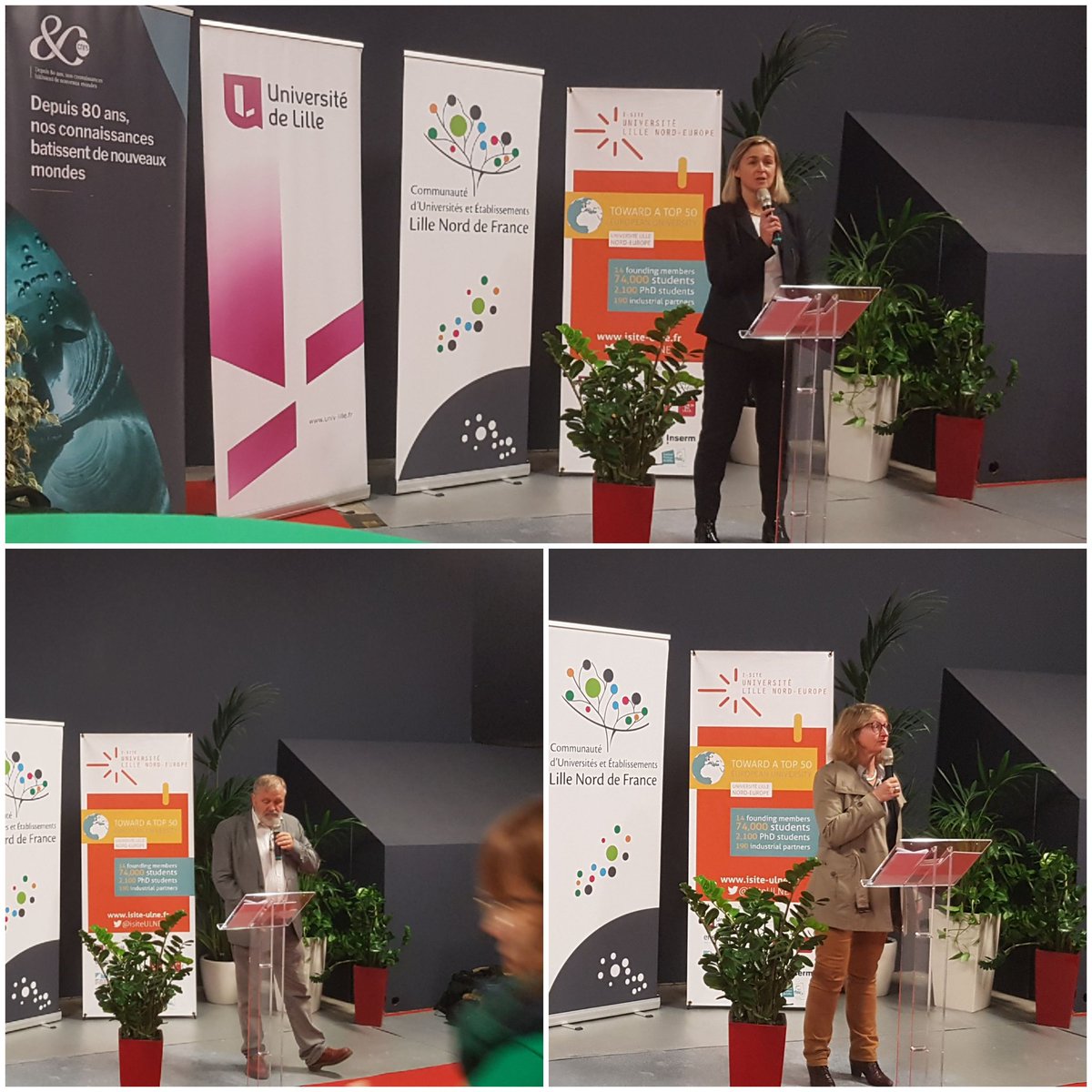 DHV_pro's tweet photo. Inauguration du village des sciences #garesaintsauveur par Christophe CHAILLOU @Culture_LNF , Séverine CASALIS @univ_lille, Bénédicte SAMYN-PETIT @CNRS_HdF et Alicia MAYEUF-LOUCHART #recherche
#FDS2019 "à demain" 😉 stands 21 et 12 #INSPELille https://t.co/RqtDdUfLWX