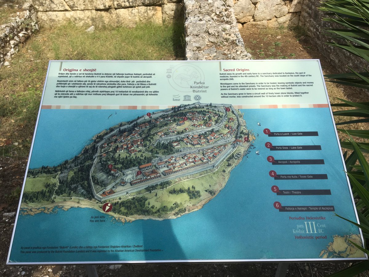 Sarah404BC's tweet photo. Day 4. #Albania and #Bouthroton #Butrint 
Major #Chaonian #Epirote centre &amp; #Corinthian Cleruchy #Corcyra  C10th BC 

Traditionally founded by #Helenus, a son of King #Priam of #Troy + #Neoptolemus &amp; #Andromache acc to #Virgil 

Now largely visited  by coach loads from #Corfu https://t.co/7yB2Un83hn