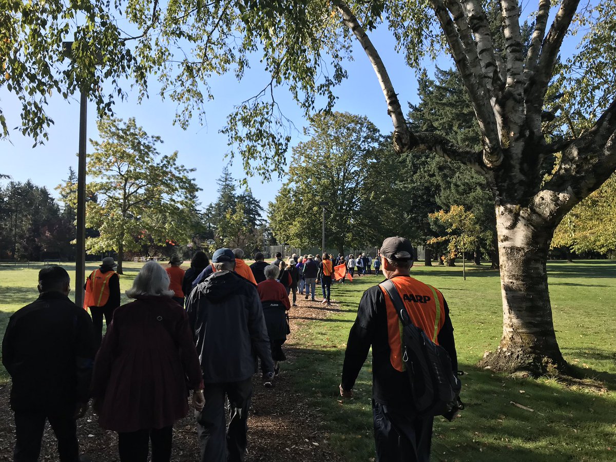 AARPOR's tweet photo. Join us at @cu_portland George R. white Library at 10am tomorrow 10/12 for the last #NeighborWalks of 2019! Come celebrate a season of great #walking and bring your passport! #wearewalkinghere @PBOTinfo @OregonWalks https://t.co/sPfgnxxUnu
