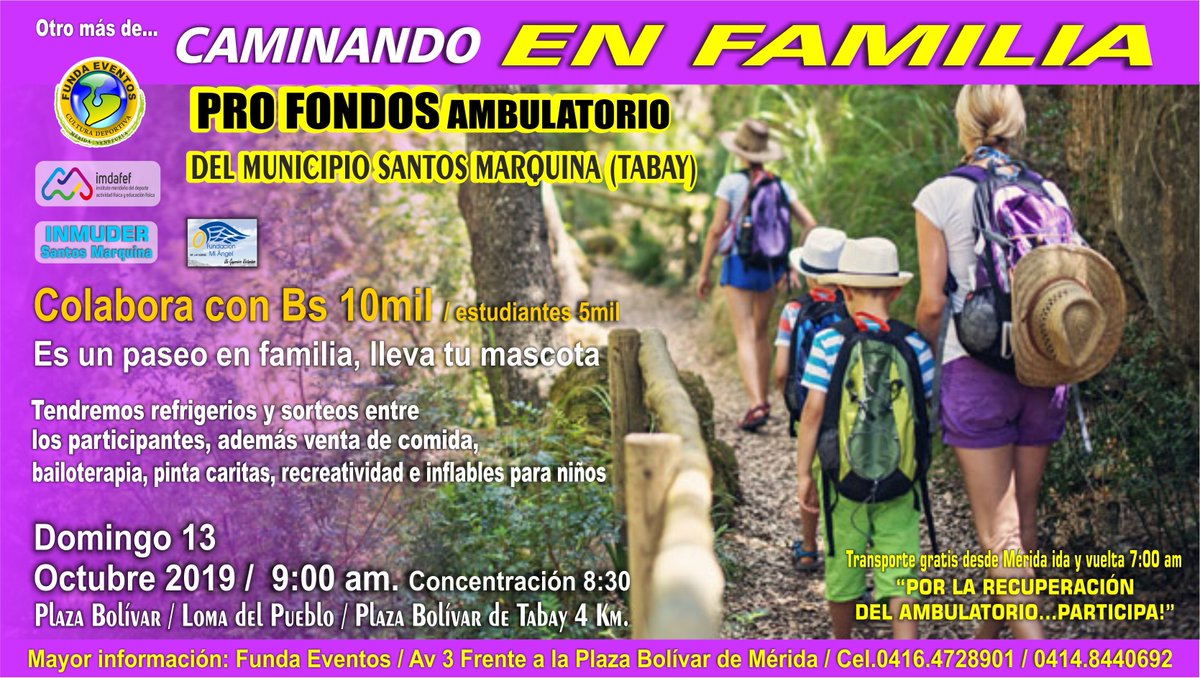 fundaeventos's tweet photo. Oportuno momento para sumarse a este evento y apoyar junto a su familia, amigos, vecinos y sus mascotas. Disfruta de un día diferente con su participación, las oportunidades son únicas, no la dejes pasar! https://t.co/6sJWxBHyTp