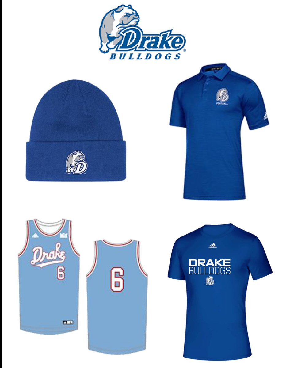 🚨LIMITED TIME ONLY🚨
Get your Drake Bulldogs Adidas gear during our winter sale. 

🖱Visit the store: bit.ly/2vIqmig
👕Choose Items
🗓️Deadline to order: October 20th at midnight
🚍Delivery: 4 weeks after site shuts down (some exceptions may apply)

#DSMHometownTeam