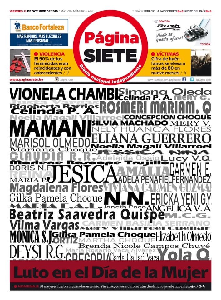 martindiazmeave's tweet photo. Tremenda la portada de @pagina_siete de hoy. https://t.co/rFvmHWRr6u