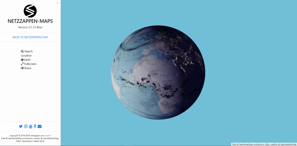 netzzappen's tweet image. Discover the whole world with NETZZAPPEN-MAPS. 🌍
We are online.  netzzappen.com/@maps

#Map #Maps #Globus #discover #Earth #new #search #SEO #3D #Cloud #Weather #Weathercloud #Planet #webdev  #www #Places #geolocate #GPS @netzzappen