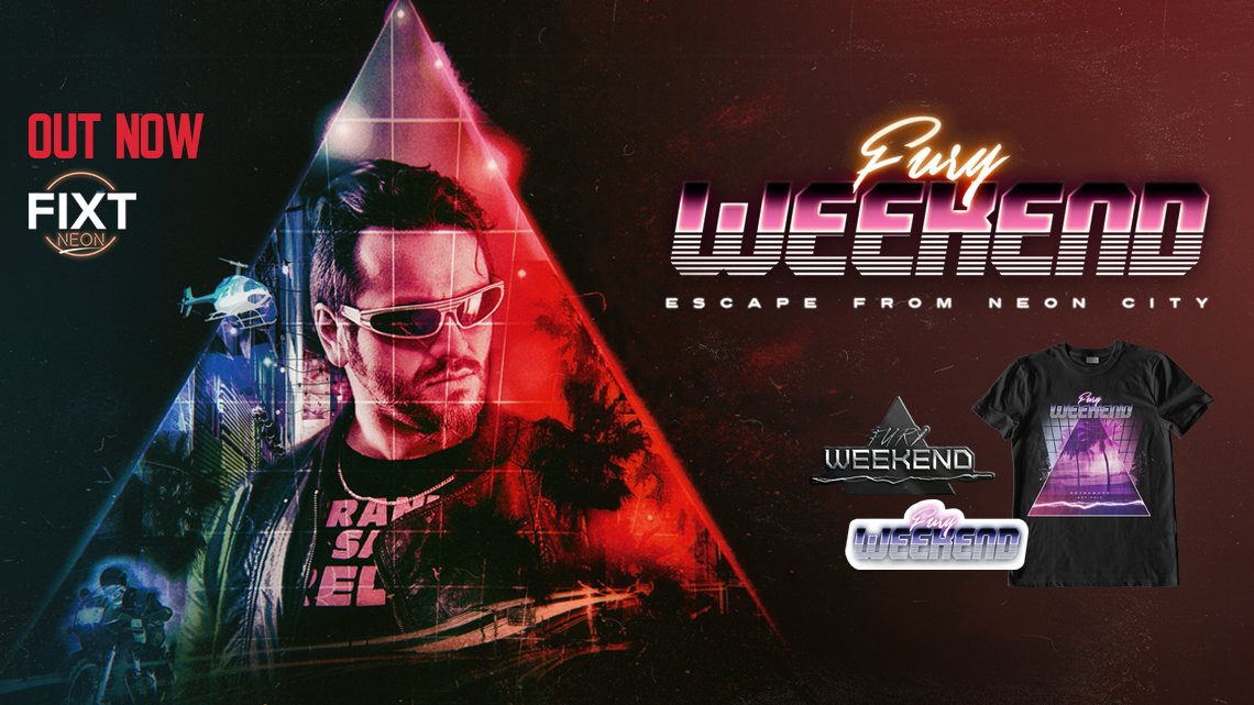 . @FuryWeekend's music combines the '80s nostalgia of synthwave w/ a hard-hitting, futuristic atmosphere backed by a signature guitar sound. Escape From Neon City delivers a wealth of great music in one place. Stream/Purchase Escape From Neon City: fanlink.to/efnc