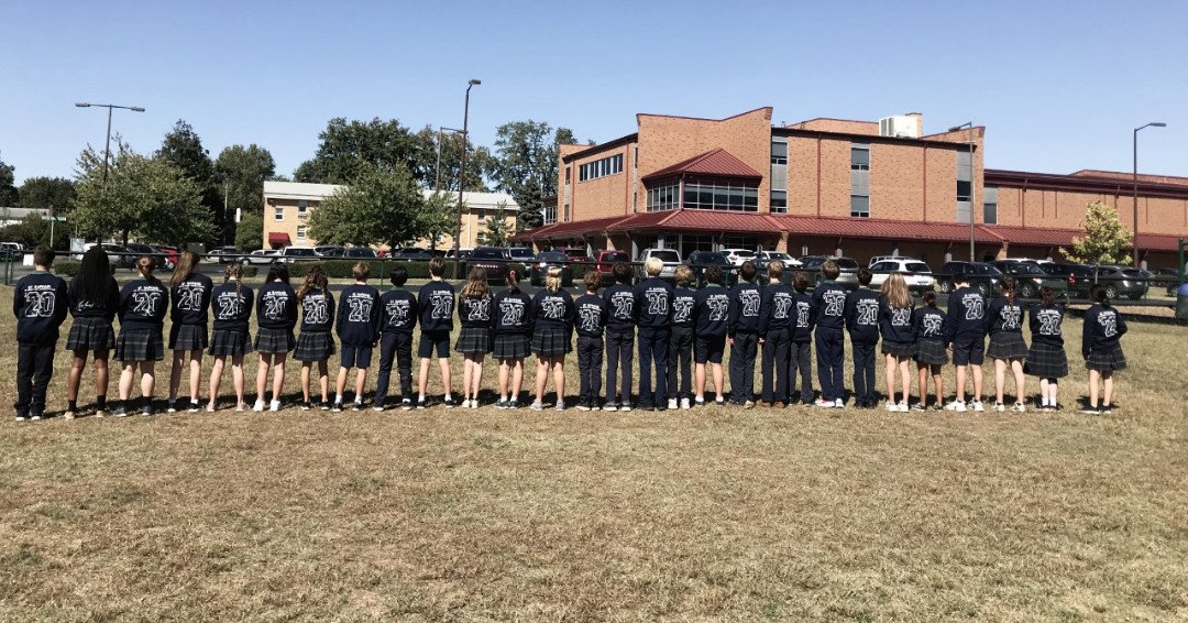 StRaphaelLou's tweet photo. 8th grade received their 8th grade sweatshirts this week! We are so proud of this class and look forward to seeing everything they will accomplish.
#madeforgReatness #classof2020 https://t.co/hDQYm4Jeoo