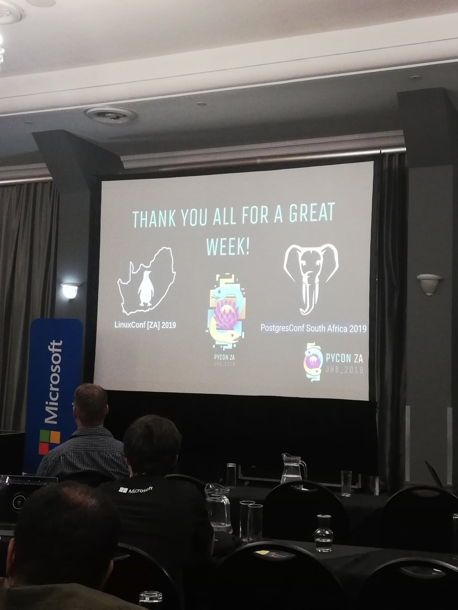 wasp83's tweet image. Open Source Week comes to an end. #PyConZA #LinuxConfZA #PostgresConfZA #opensourcerocks