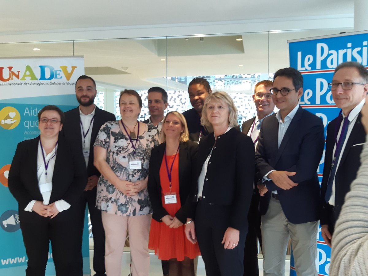 versieuxanne's tweet image. #unadev #aviesan #hhandicap #vision #mairiedeparis #leparisien merci å tous pour cette passionnante journėe centrėe sur la vision et la recherche